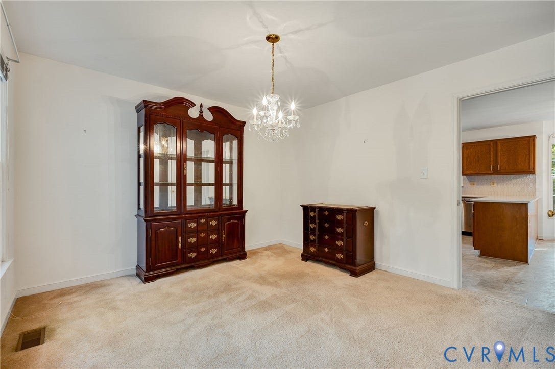 3005 Wiltonshire Drive, Richmond, VA 23233 Neutral wall finishes, recessed window, and wall-to-wall carpeting