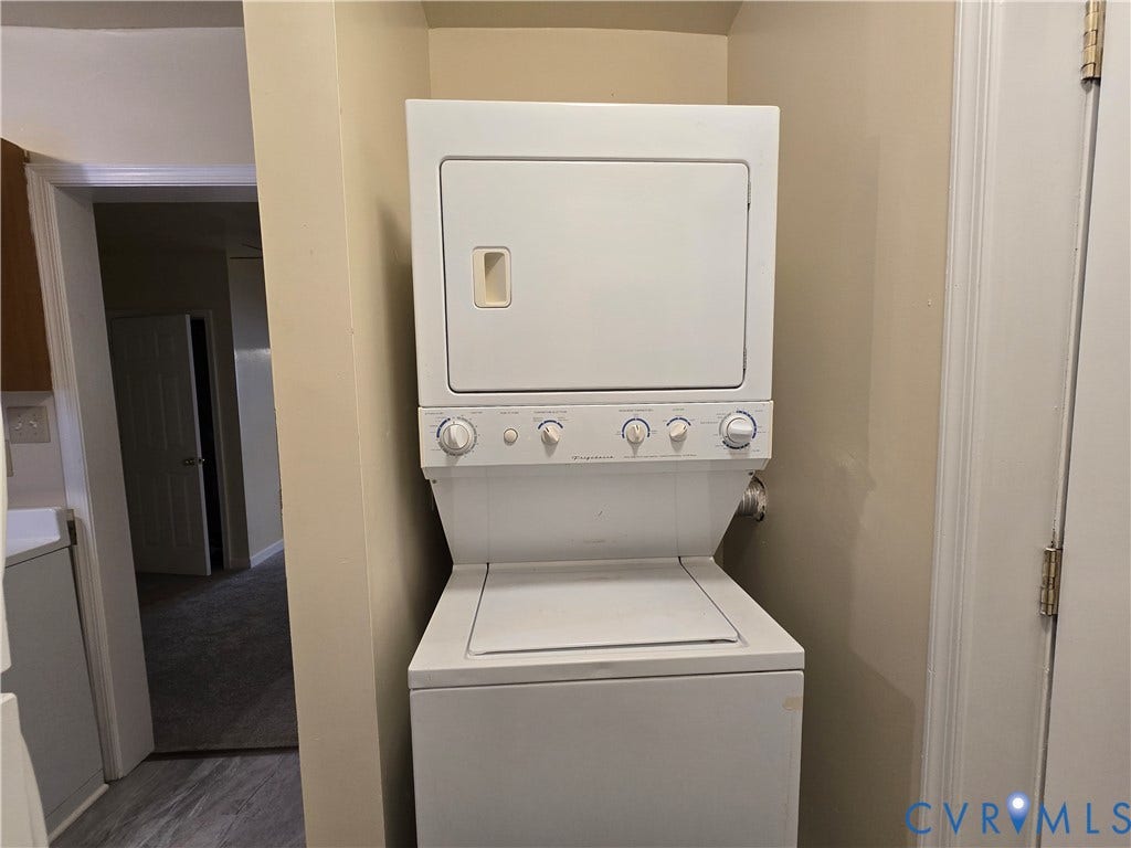 114 S Addison Street, #Lower, Richmond, VA 23220 Stacked washer/dryer included