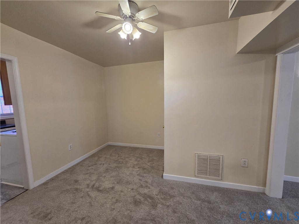 114 S Addison Street, #Lower, Richmond, VA 23220 Dining area with brand new carpet