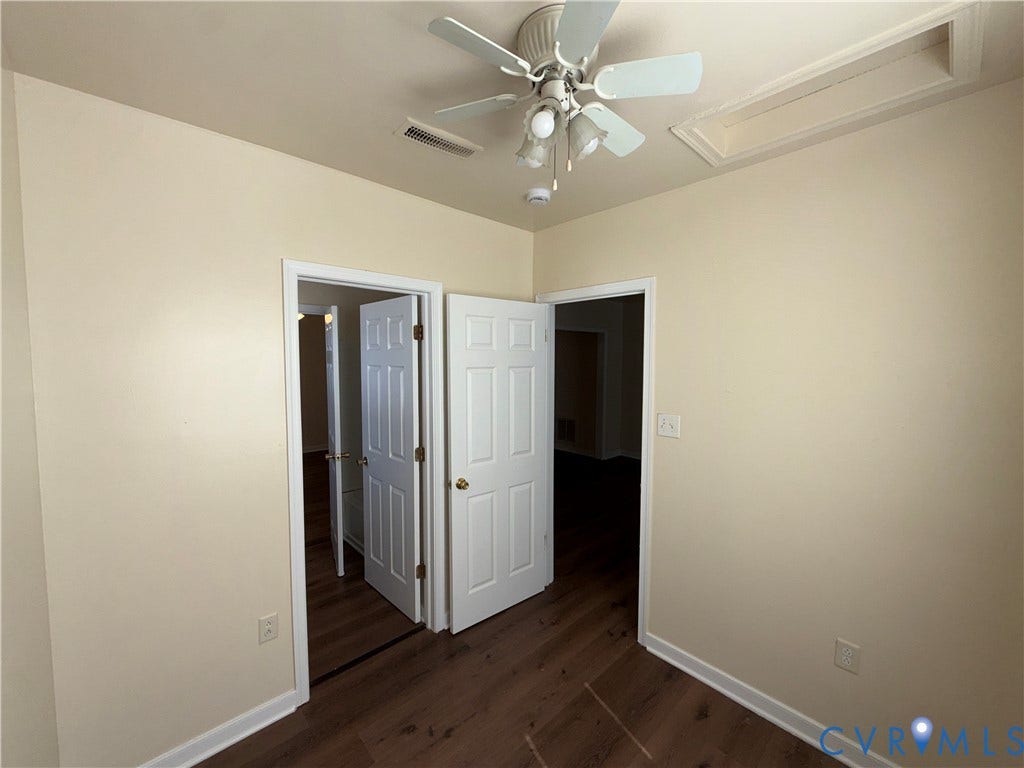114 S Addison Street, #Upper, Richmond, VA 23220 Bedroom #2 is perfect for home office, dressing room, or nursery