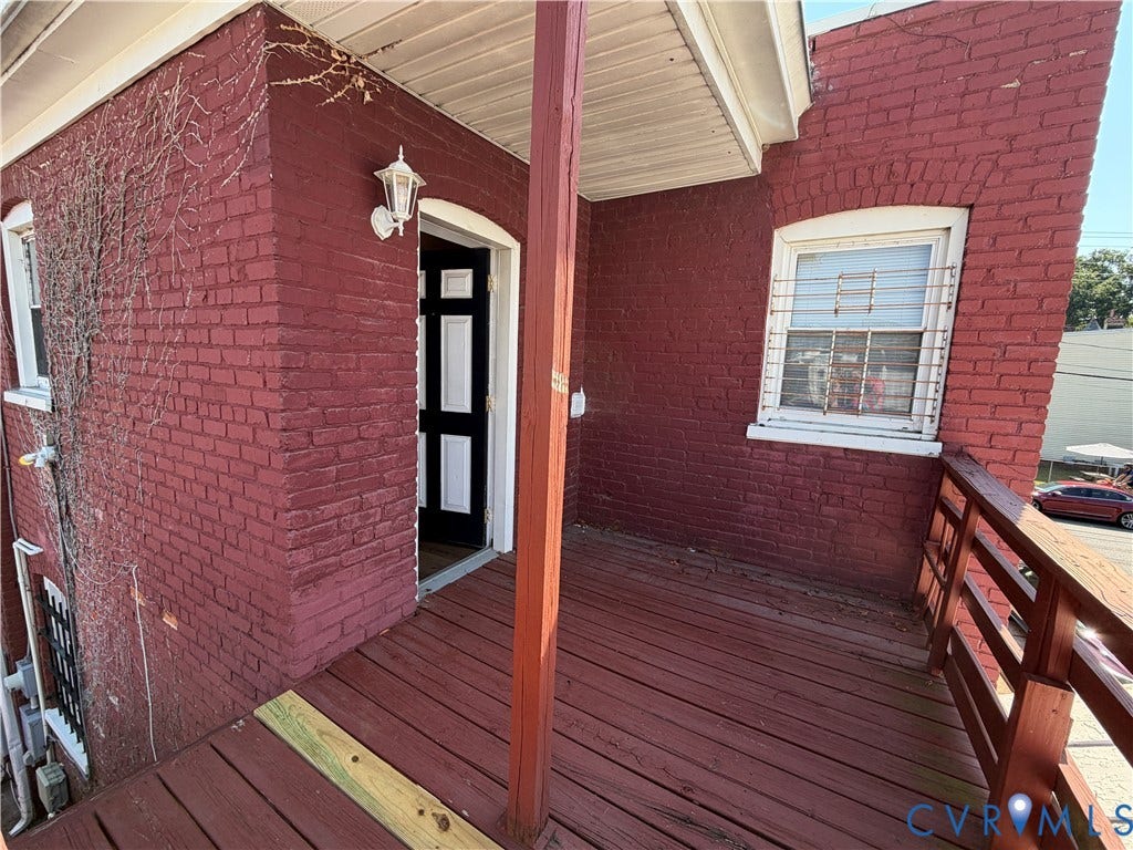 114 S Addison Street, #Upper, Richmond, VA 23220 rear deck