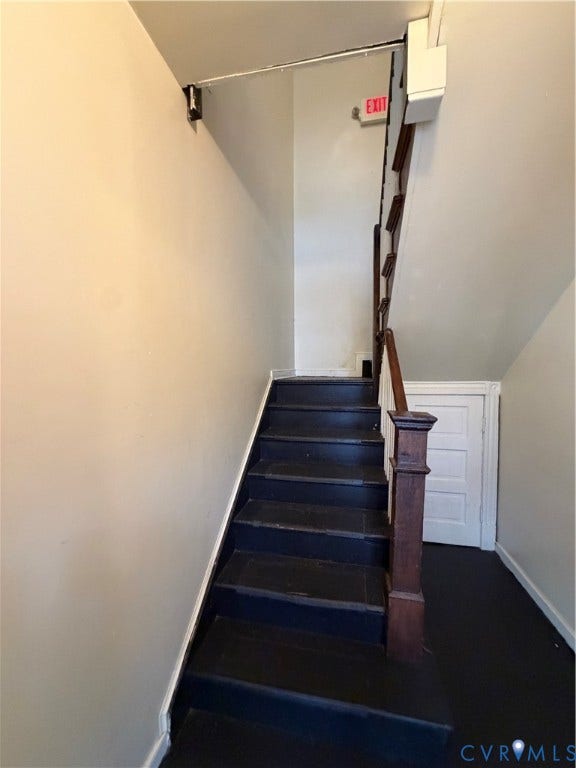 114 S Addison Street, #Upper, Richmond, VA 23220 Stair case to upstairs