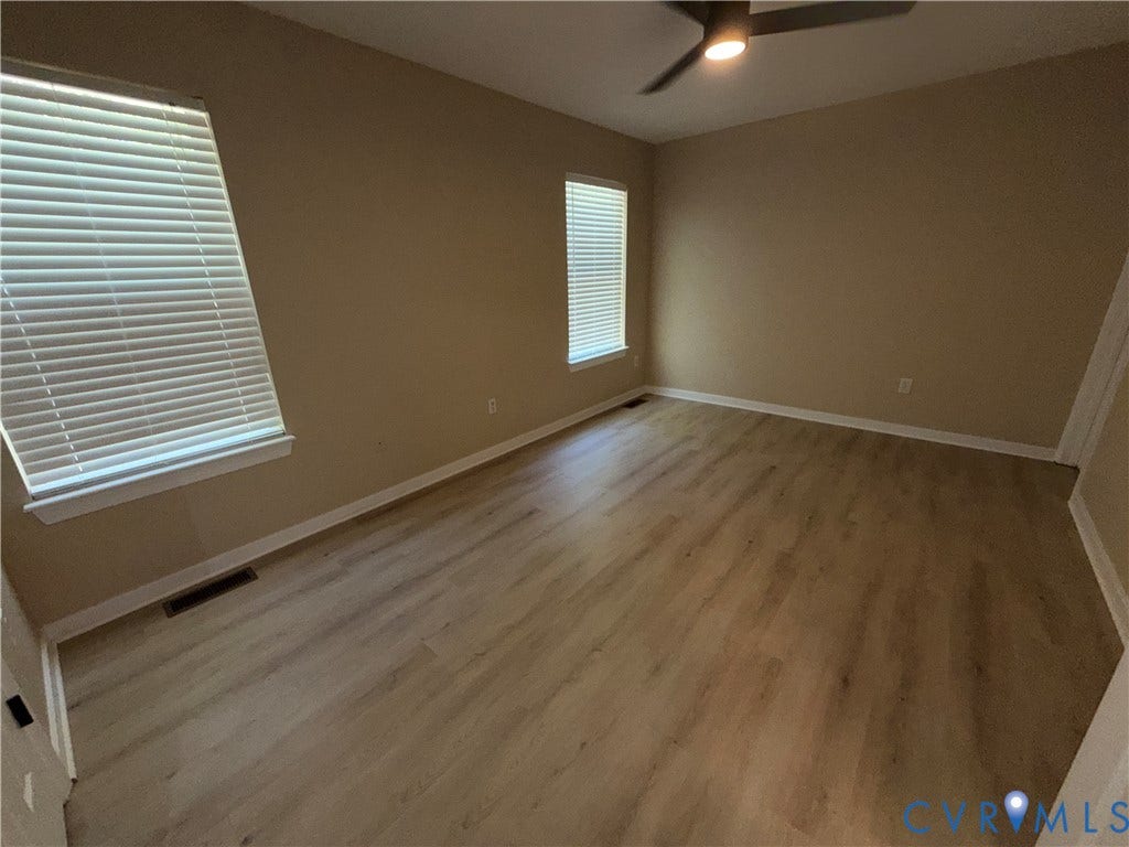1838 Timberly Waye, Henrico, VA 23238 Huge primary bedroom with brand new LVP flooring!