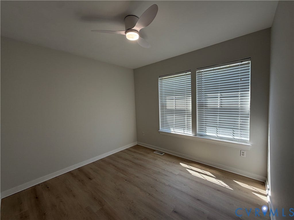 1838 Timberly Waye, Henrico, VA 23238 Bedroom #3 with new blinds and new flooring!