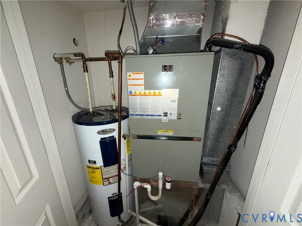 1838 Timberly Waye, Henrico, VA 23238 Electric HVAC and water heater