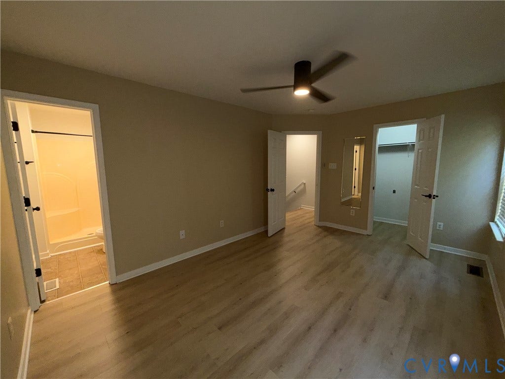 1838 Timberly Waye, Henrico, VA 23238 Huge primary bedroom with walk-in closet and en-suite bathroom!