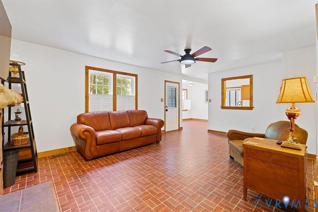 4398 Lynnecross Court, Powhatan, VA 23139 Brick-patterned flooring throughout the room