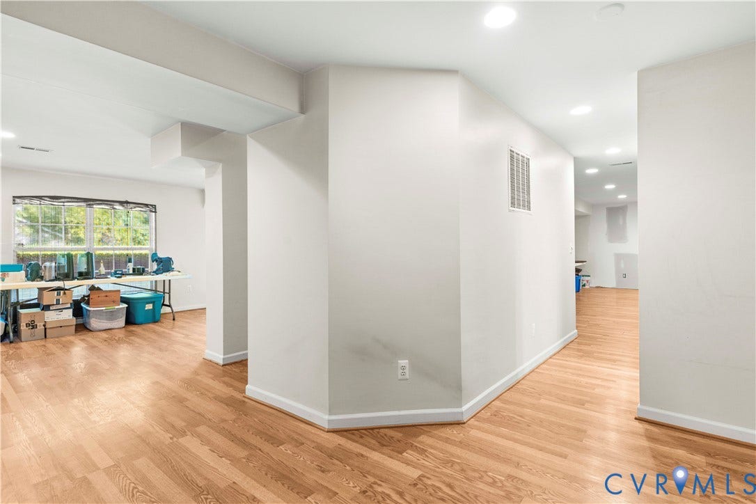 307 Poplar Dr, Louisa, VA 23093 Wood-finish flooring throughout, recessed ceiling lighting, and multiple windows