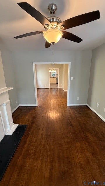 1424 Decatur Street, Rhodes Plan, Richmond, VA 23224 Wood-finish flooring throughout, complemented by a ceiling fan with integrated lighting
