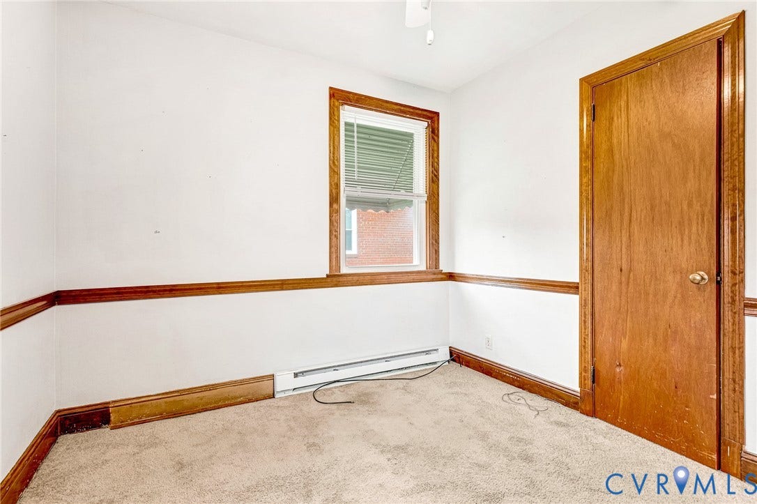 2503 Carlisle Avenue, Henrico, VA 23231 Warm wood-finish trim, window casing, and door