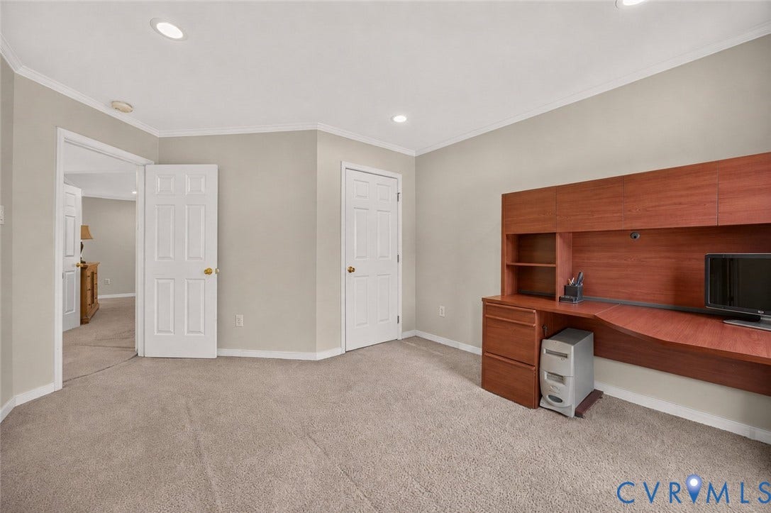 9516 Hungary Woods Drive, Henrico, VA 23060 With recessed lighting, and light-toned carpet flooring