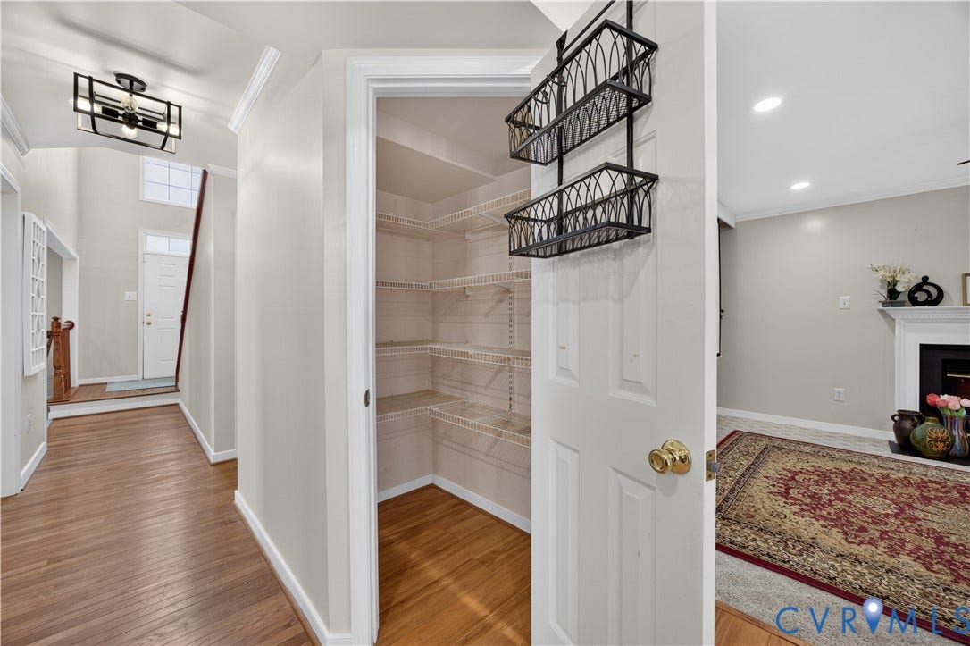 9516 Hungary Woods Drive, Henrico, VA 23060 Pantry with Inbuilt shelves