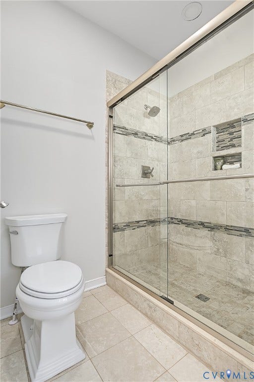 Private water closet/shower