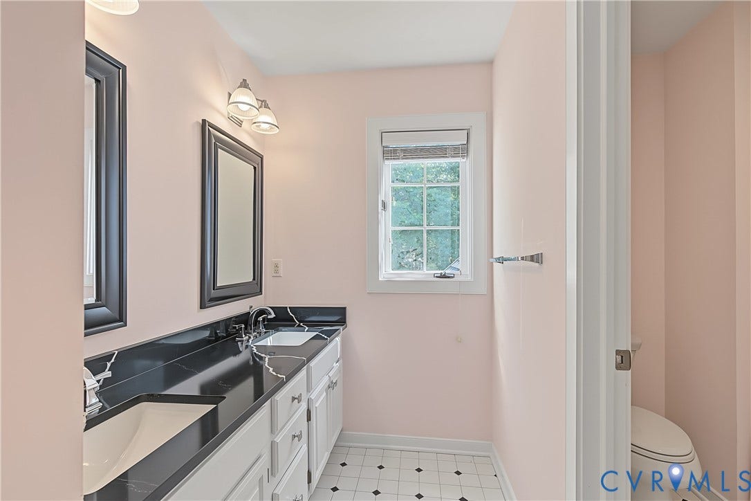 Second floor hall bath