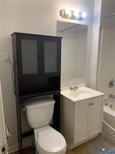 3119-A 4th Avenue, Richmond, VA 23222 White vanity with a single basin sink
