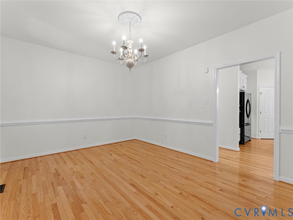 2354 Camelback Road, Maidens, VA 23102 Chandelier, moldings, adjacent to kitchen