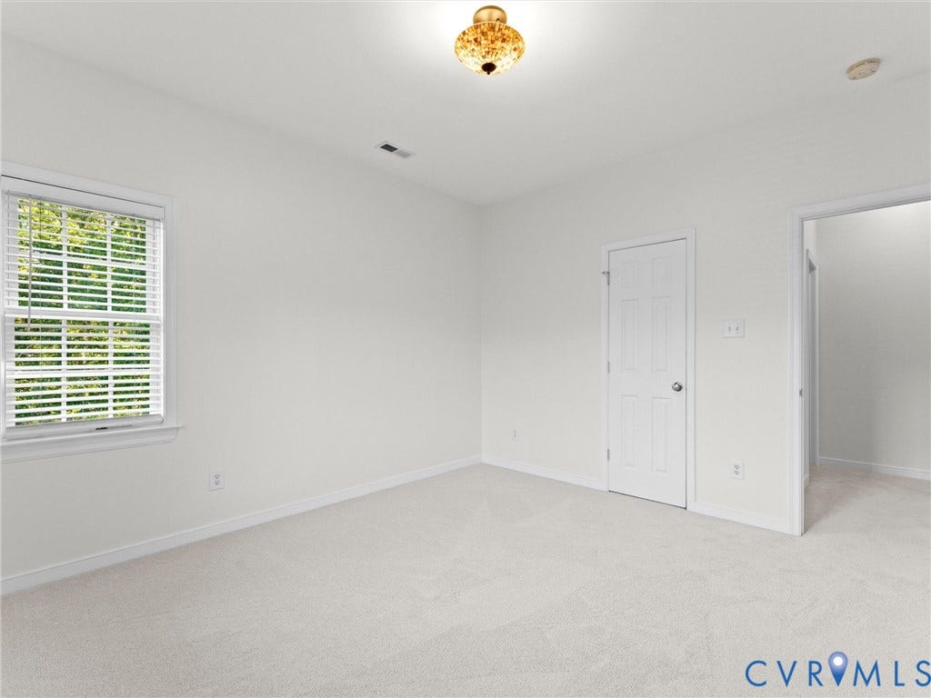 2354 Camelback Road, Maidens, VA 23102 Bedroom 2, new carpet, overhead light