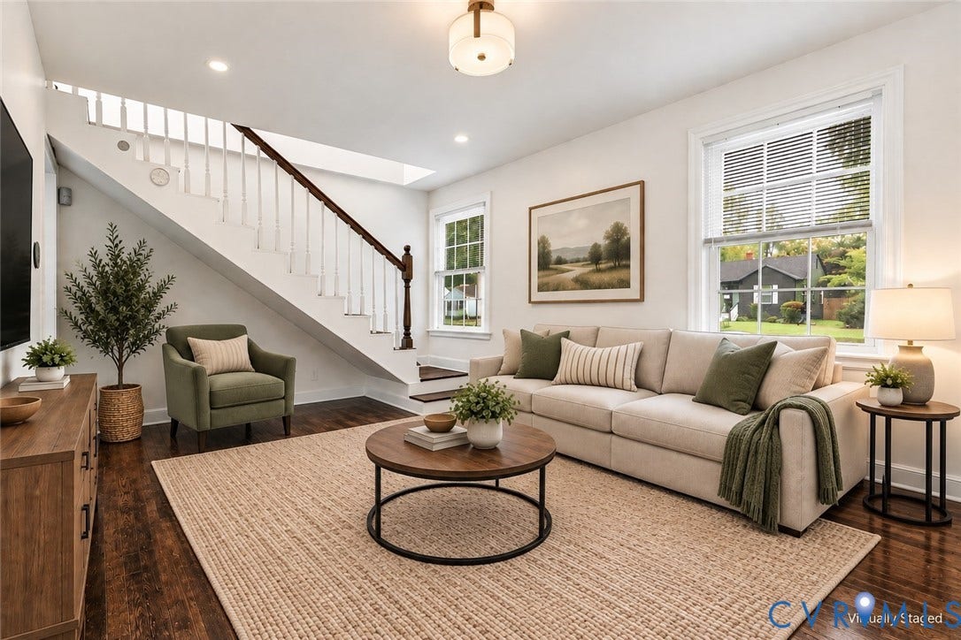 3504 Meadowbridge Road, Richmond, VA 23222 Virtually Staged -Wood Flooring. Recessed Lights.