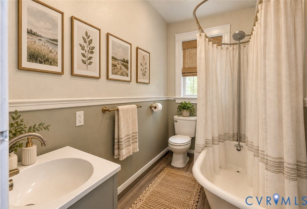 1209 Wallace Street, Wallace Manor, Richmond, VA 23220 Enhanced with AI to show potential