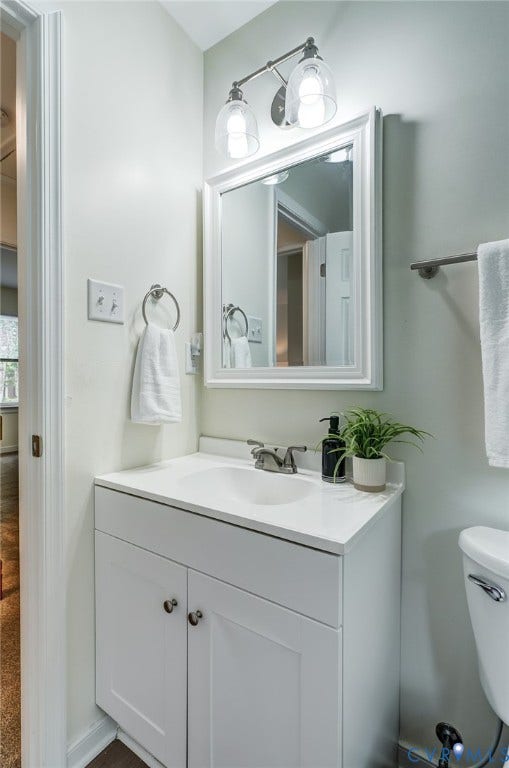 14 Redbridge Terrace, Shendoah Hills, Chesterfield, VA 23236 Bright secondary bath with clean white vanity, updated lighting