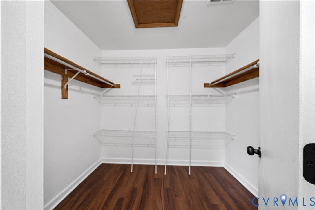 8414 Whirlaway Drive, Matoaca, Midlothian, VA 23112 Wood-finish flooring with white baseboards