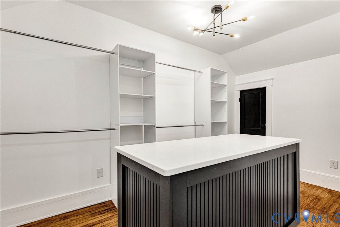 503 Pollock Street, Richmond, VA 23222 Custom closet island with a white countertop
