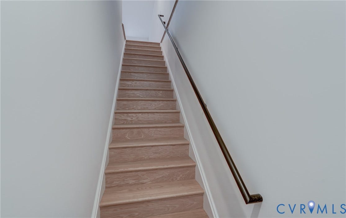 113 W 10th Street, Manchester, Richmond, VA 23224 Stairs to Unit B