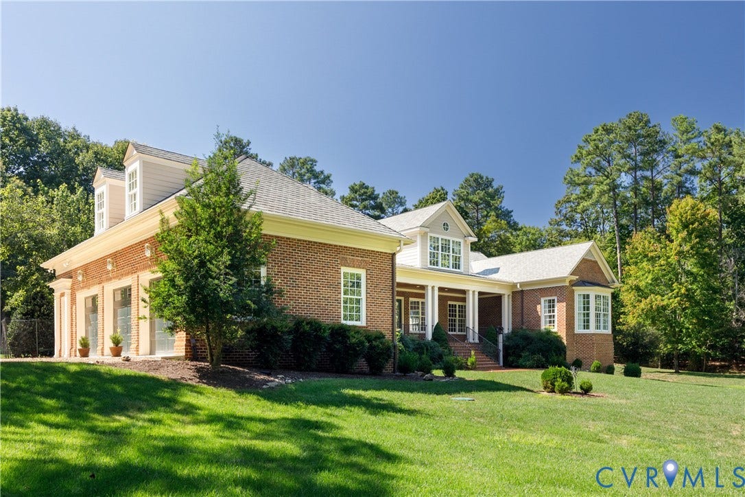 628 Cedar Run Road, Hermitage Country Club Area, Manakin Sabot, VA 23103 Another view of the rear
