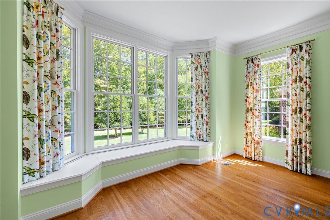 628 Cedar Run Road, Hermitage Country Club Area, Manakin Sabot, VA 23103 Picturesque views of the private rear lawn