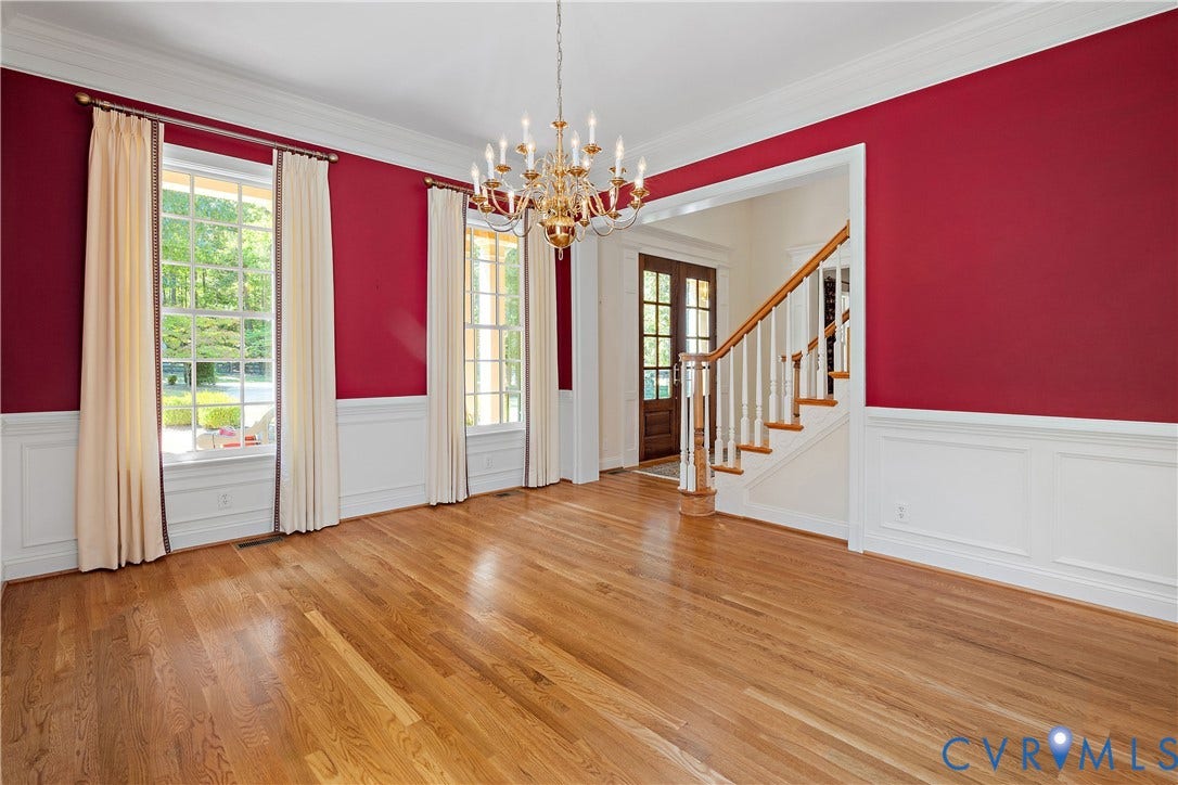 628 Cedar Run Road, Hermitage Country Club Area, Manakin Sabot, VA 23103 Toward the foyer