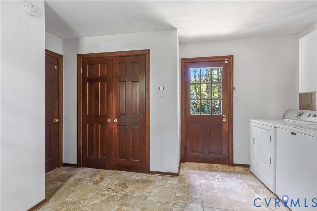 2725 Queenswood Road, Salisbury, Midlothian, VA 23113 Large utility room with separate entrance to rear yard.