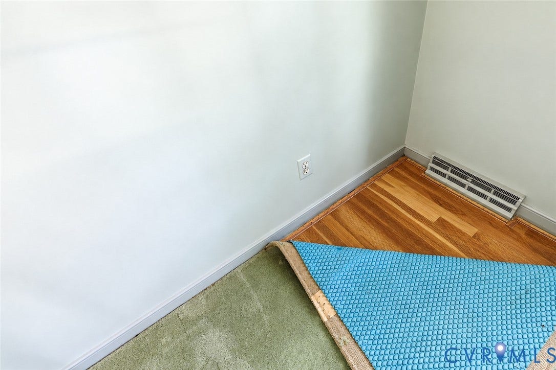 2725 Queenswood Road, Salisbury, Midlothian, VA 23113 Hardwood flooring underneath carpet.