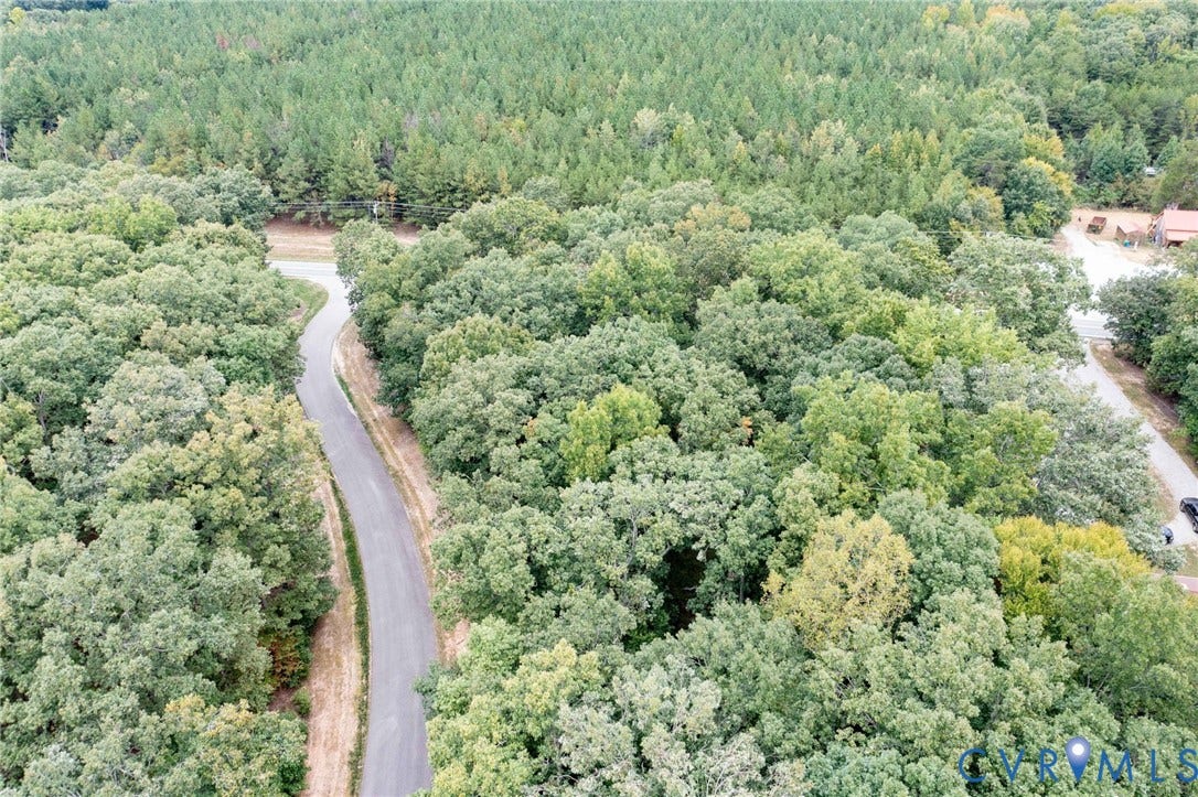 0 Taurman park Drive, Taurman Park, Powhatan, VA 23139 Winding paved road surrounded by mature deciduous and evergreen trees