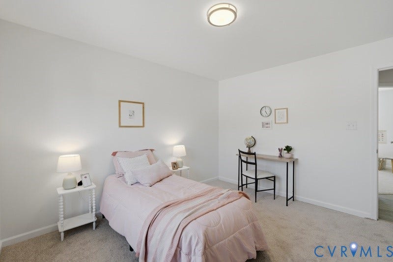 6012 Regal Crest Drive, Kings Grove, Chesterfield, VA 23832 Wall-to-wall carpeting with light-toned walls and a flush-mount ceiling light