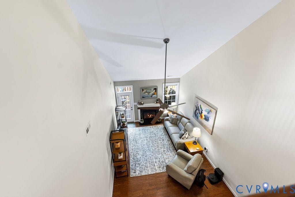 Overlooks living room