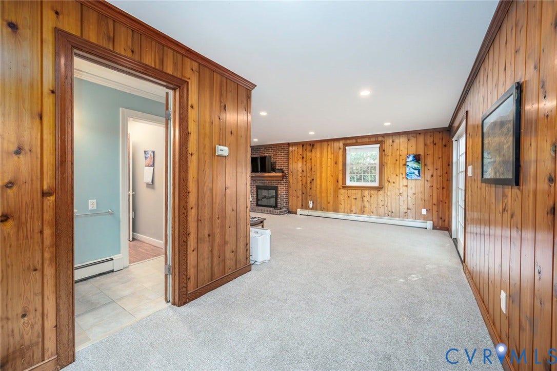 10309 Collinwood Drive, Henrico, VA 23238 Basement with view into bathroom