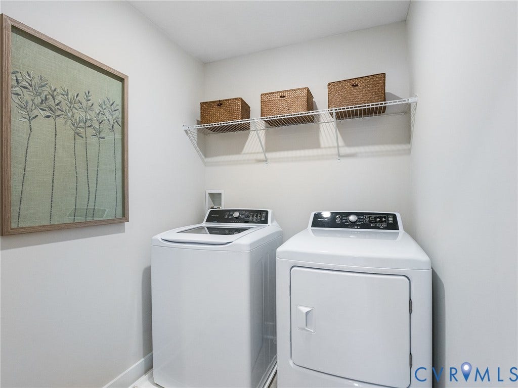 3712 Larimar Lane, Everstone, Richmond, VA 23222 Built-in wire shelving provides convenient storage