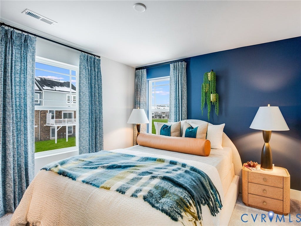 3712 Larimar Lane, Everstone, Richmond, VA 23222 Expansive window with surrounding drapery