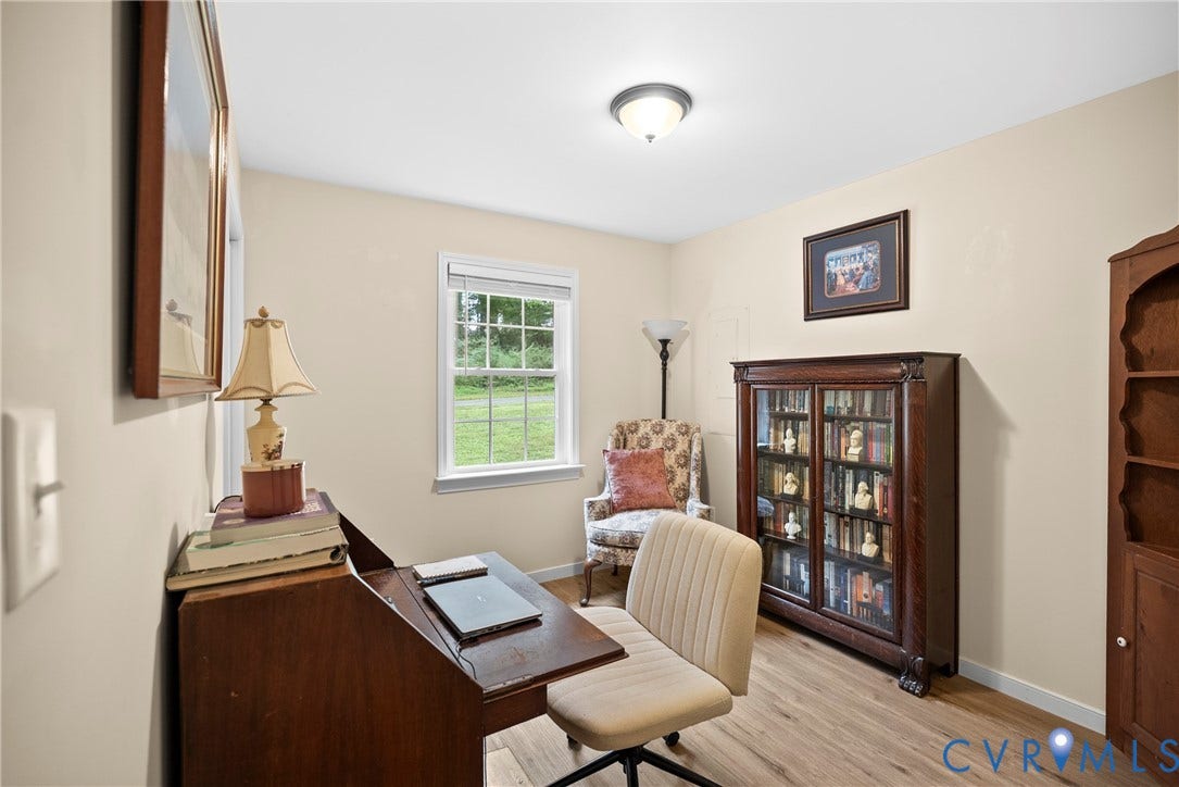 6626 Jackson Road, Quinton, VA 23141 This secondary bedroom offers flexible space, easily suited as a guest room, nursery, or home office.