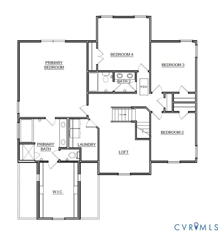 4636 Chesler Drive, Broadmoor West, Moseley, VA 23120 Second Floor
