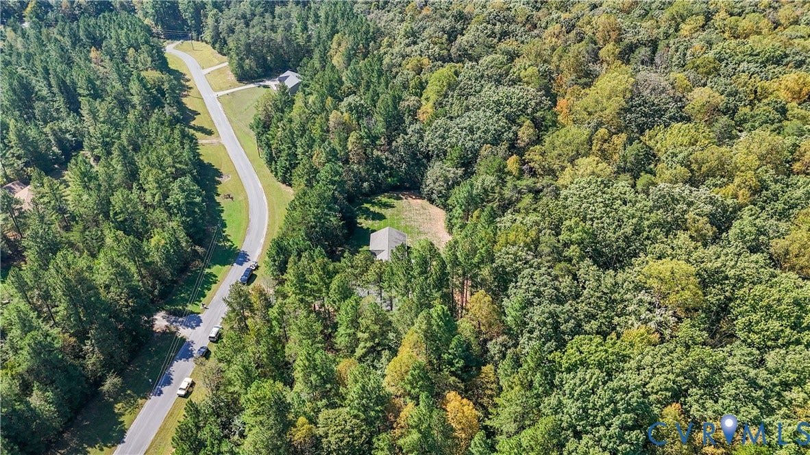 700 Manchester Road, Louisa, VA 23024 Extensive wooded acreage with a paved road, and established residential structures