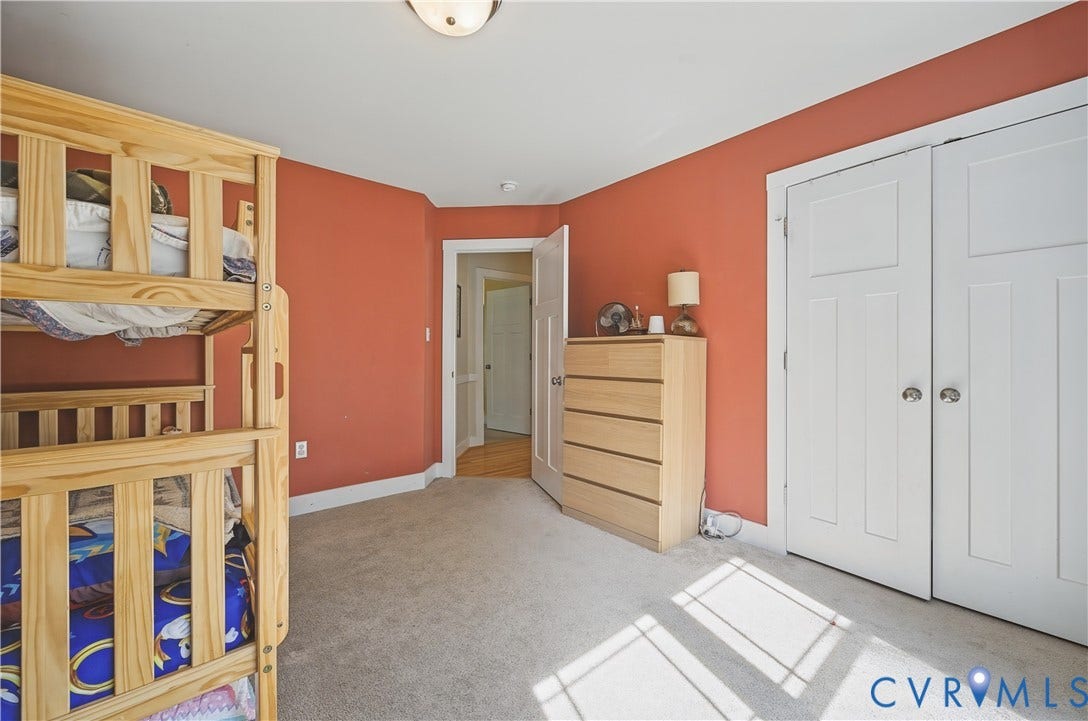 700 Manchester Road, Louisa, VA 23024 Carpeting throughout with white trim, and a flush mount ceiling light fixture