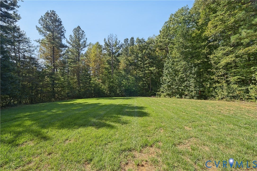 700 Manchester Road, Louisa, VA 23024 Expansive grassy area bordered by a dense tree line