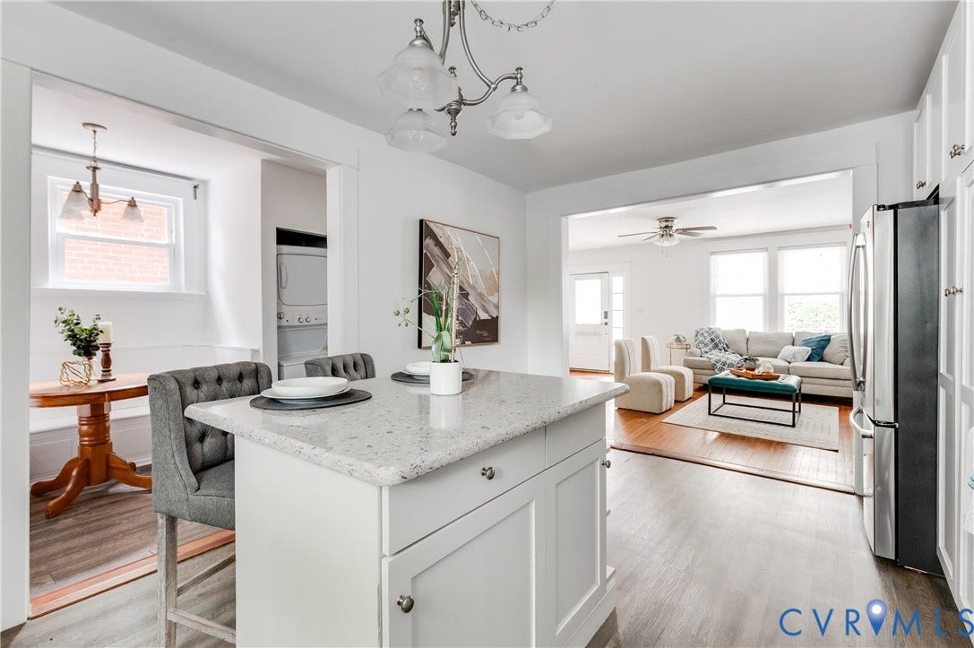 2224 Seminary Avenue, Richmond, VA 23220 Central island with a light-colored countertop