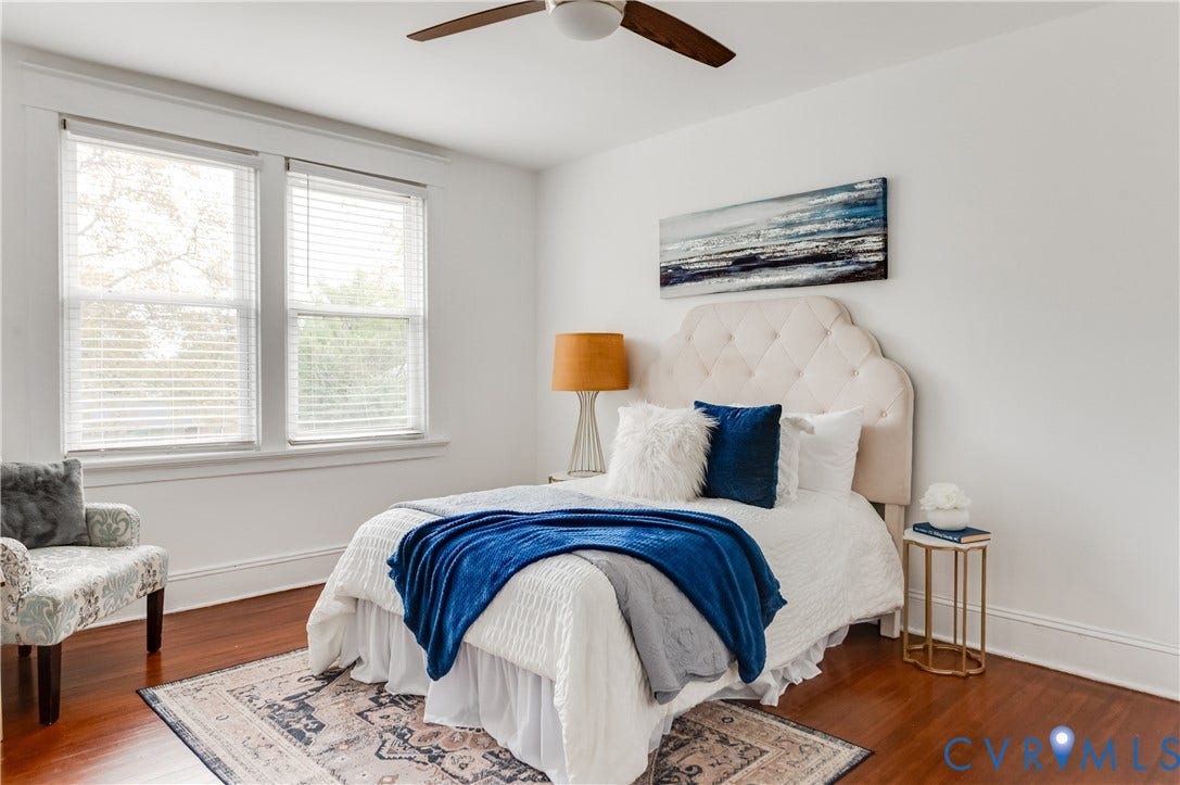 2224 Seminary Avenue, Richmond, VA 23220 White walls, wood-finish flooring, and white trim