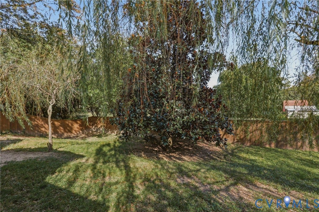 932 Ayers Way, Ayers Tavern, Glen Allen, VA 23060 Expansive grassy area featuring mature trees and a privacy fence
