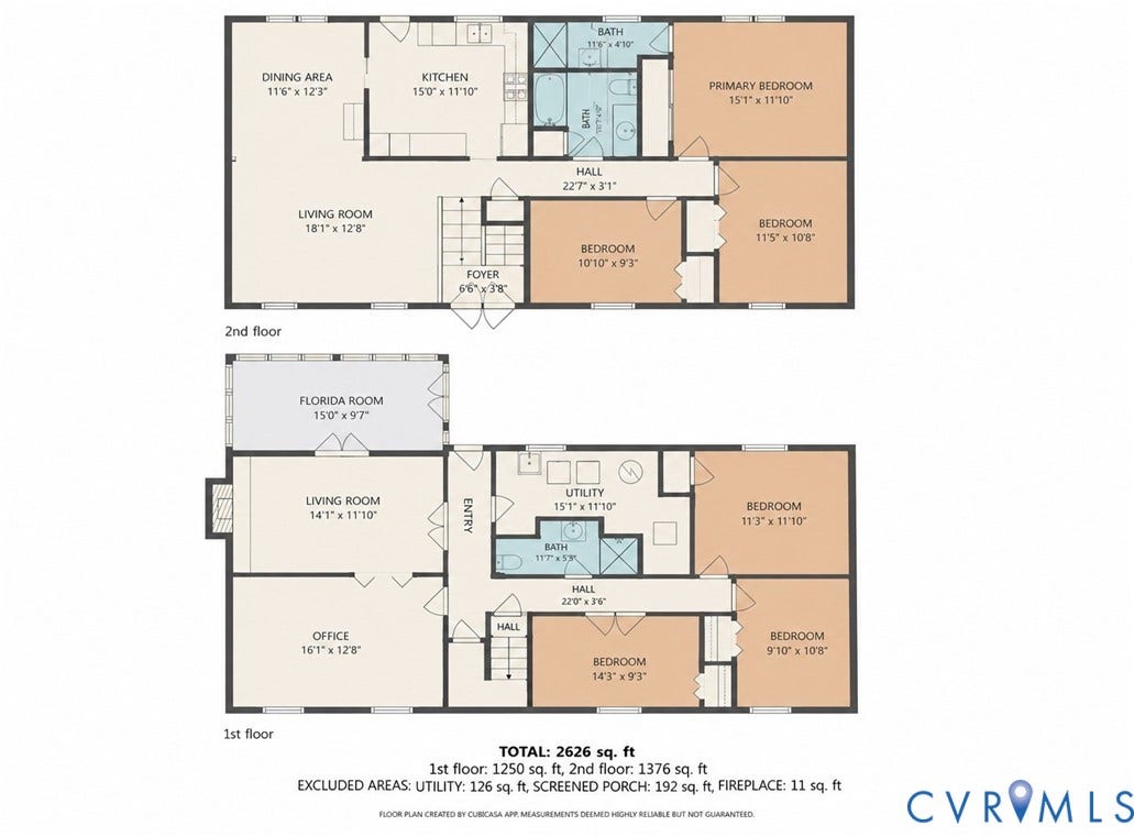 13310 Gladehill Road, Hidden Valley Estates, Chesterfield, VA 23831 Floor plan