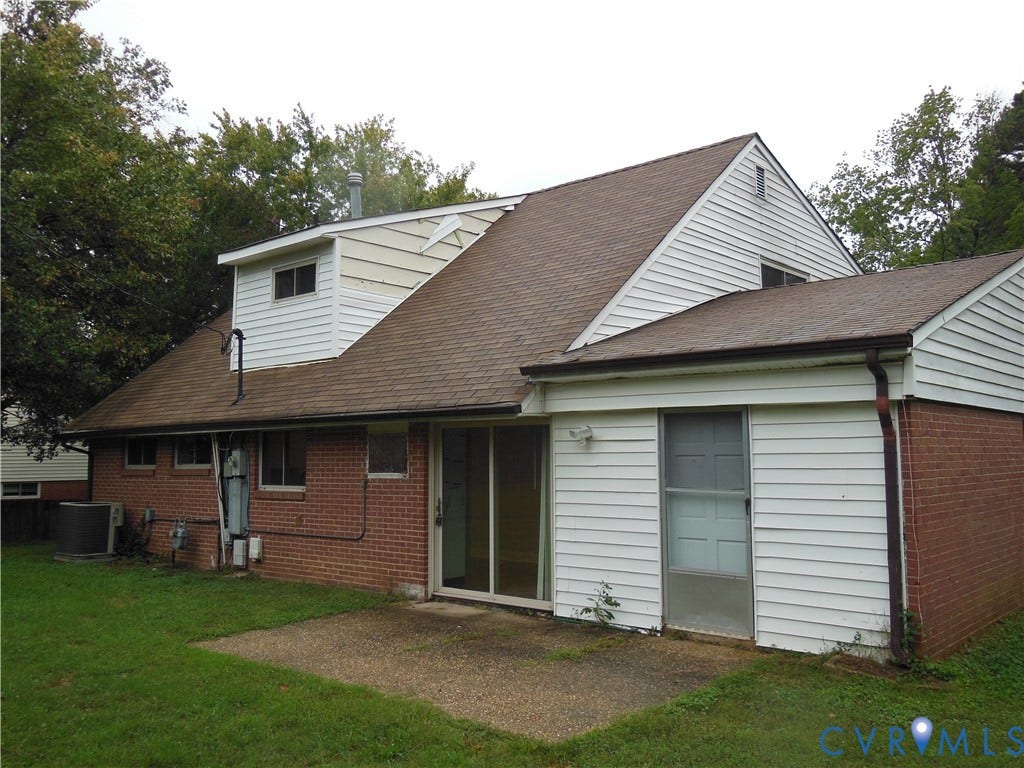 Rear view with Patio