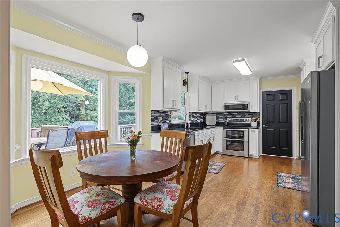 4706 Jacobs Glenn Drive, North Chesterfield, VA 23236 A bay window brings in morning light, making this the perfect place to start the day