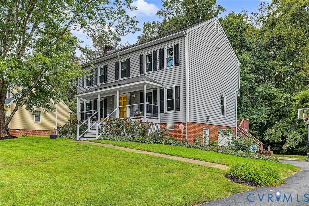 4706 Jacobs Glenn Drive, North Chesterfield, VA 23236 Low maintenance 2-story Colonial with a walk-out basement on a lovely green lot